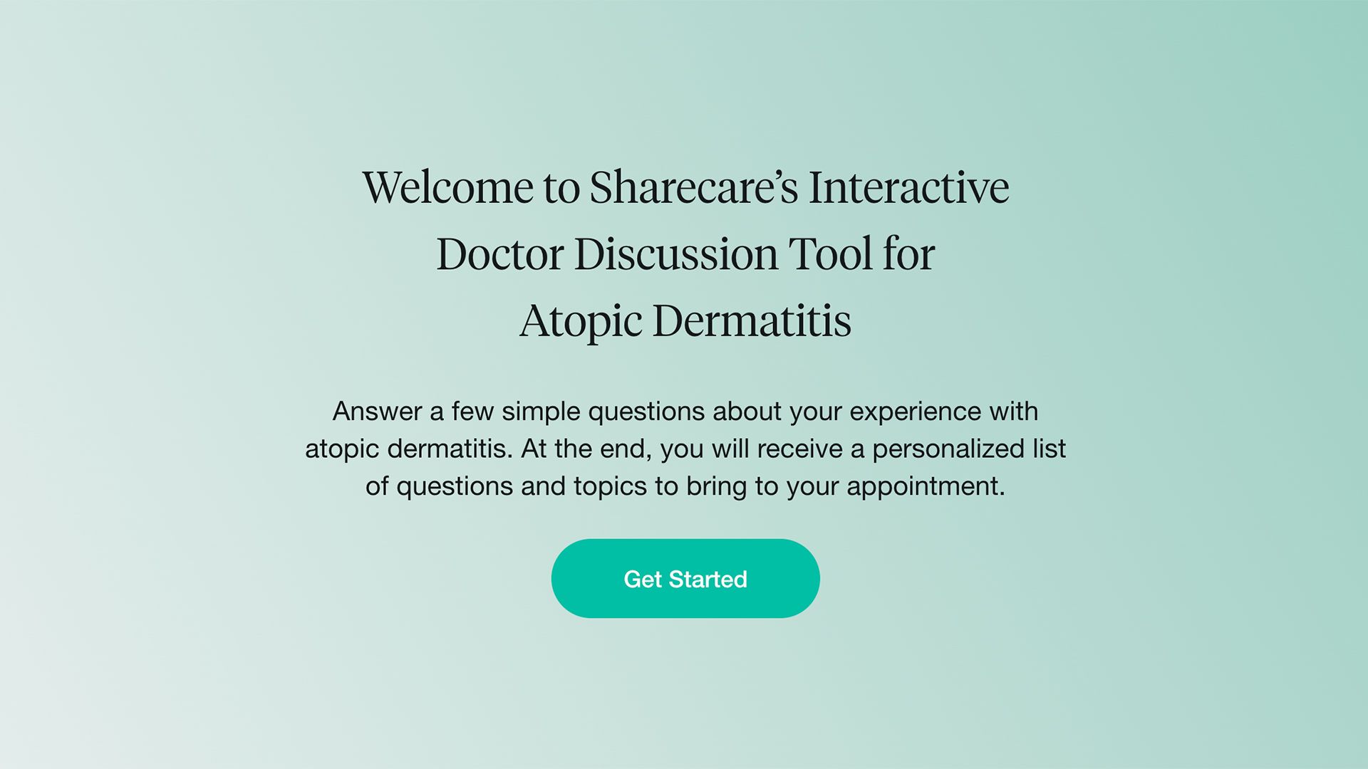 Doctor Discussion Guide: Atopic Dermatitis