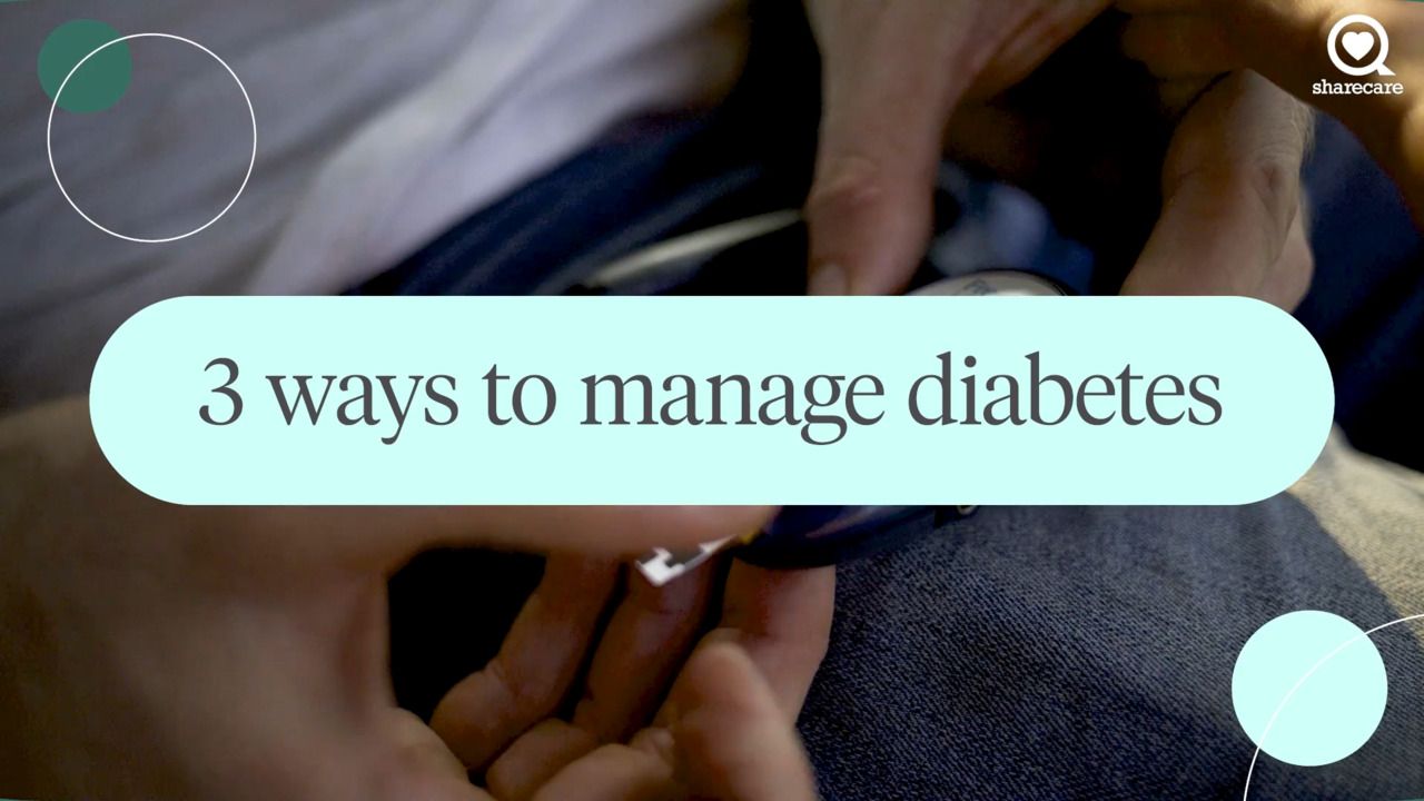 3 ways to manage diabetes