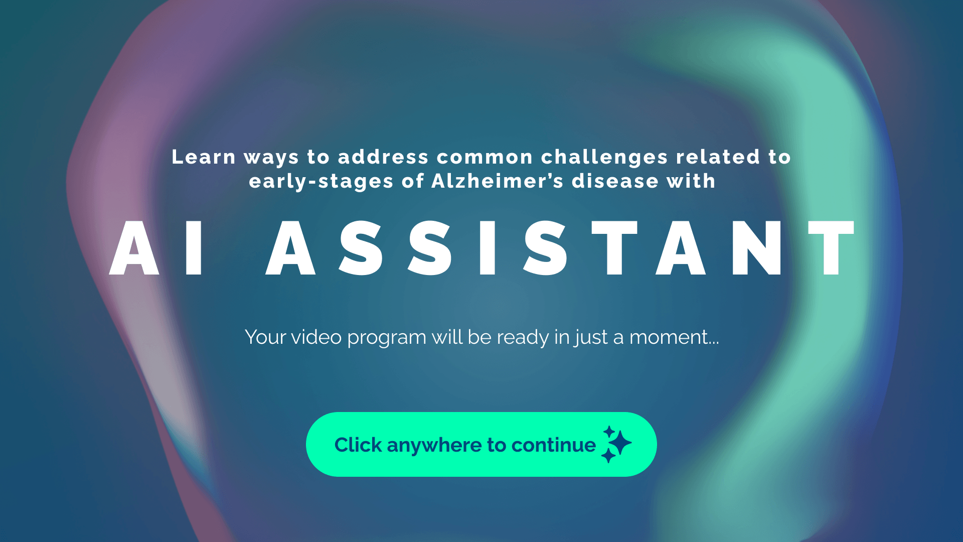 AI Assistant - Early-stage Alzheimer's
